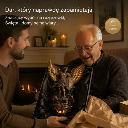 1 sztuka 129zł🕊️Lampa ścienna Anioł Stróż św. Michała✨