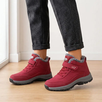 ✨【36-44】Zimowe śniegowce w dużych rozmiarach / ocieplane polarem, pogrubione buty typu Martens