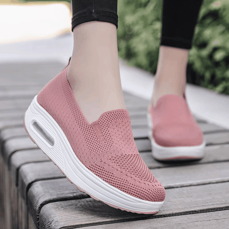 【35-42】Γυναικεία αθλητικά & casual παπούτσια Μαξιλάρι αέρα με χοντρή σόλα