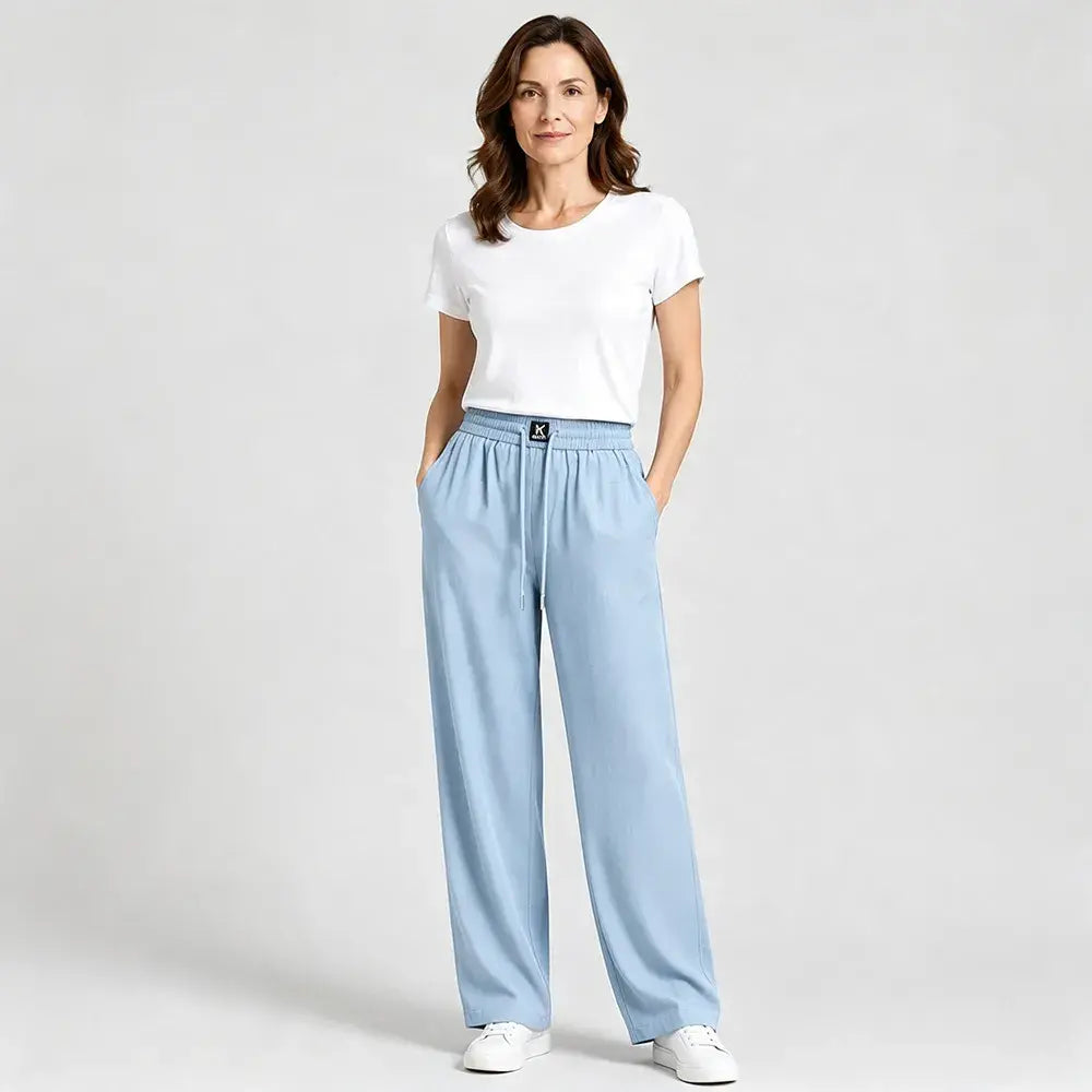 🔥👖【S-3XL】2026 nowe, wysokiej jakości, miękkie, swobodne spodnie z drapowaniem.