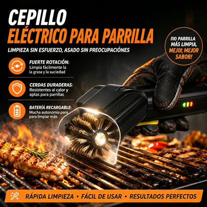 🔋🧹 Bezdrátový elektrický kartáč na čištění grilu – lithiová baterie, multifunkční a snadno použitelný 🔥🍖