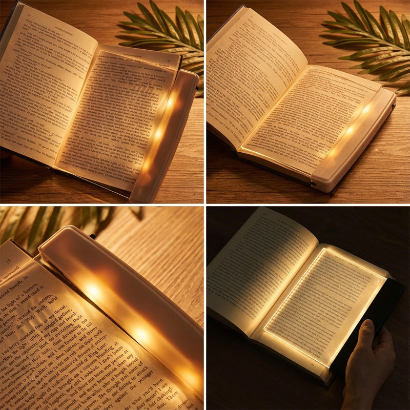 📜【Kupi 1, dobiješ 1 gratis】💡LED svjetlo za čitanje s plosnatim panelom i zaštitom za oči, noćna svjetiljka za čitanje