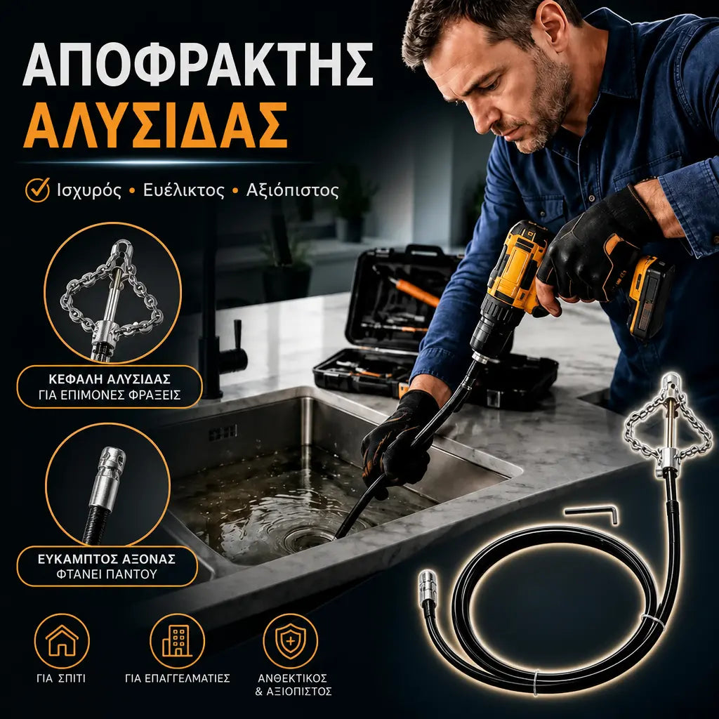 1 τεμάχιο 30€🔩Εργαλεία για το ξεβούλωμα αποχετεύσεων και τουαλετών