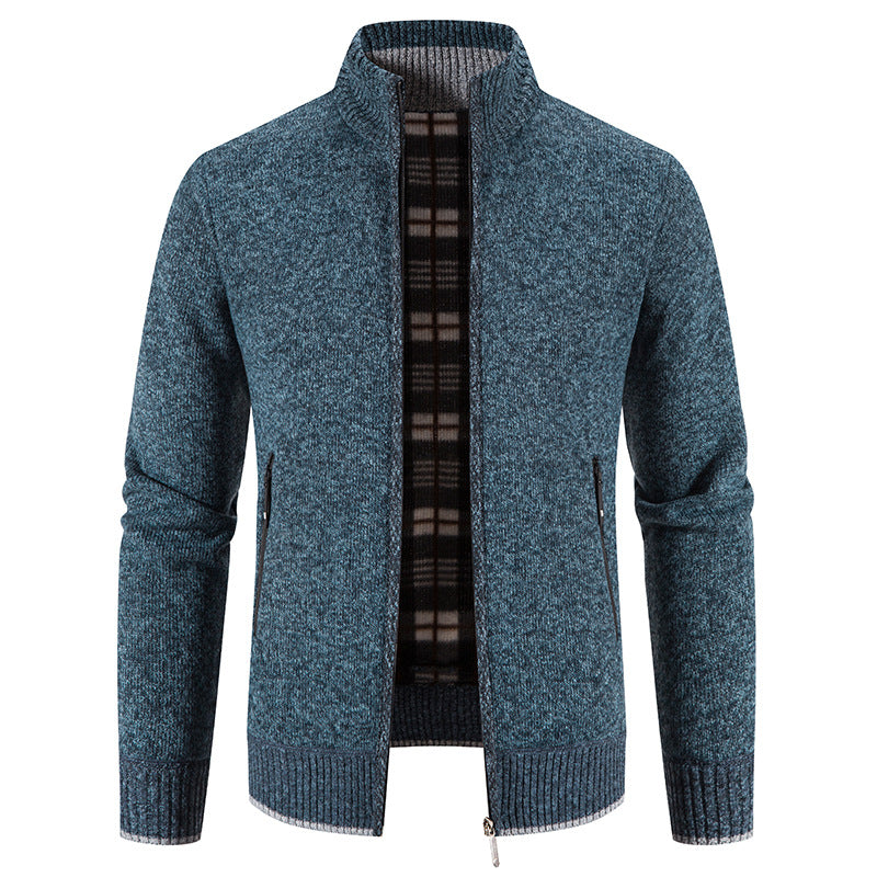 1 sztuka 149 zł🔥【M-3XL】Męski, swobodny, polarowy sweter rozpinany