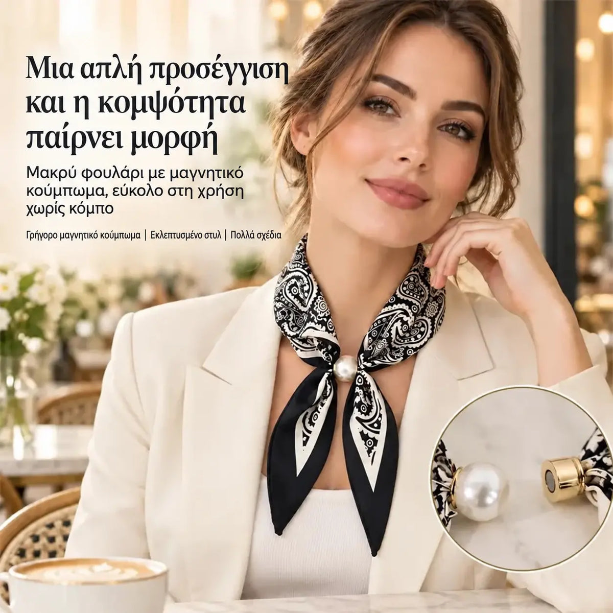 ✨ Σετ 4 στενών μεταξωτών κασκόλ – Κομψότητα και φινέτσα για άνοιξη-καλοκαίρι! Λεπτό υλικό, ευέλικτο, ιδανικό για λαιμό, μαλλιά ή τσάντα!