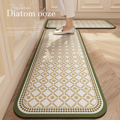 💥50% sleva💥【40*60 cm + 40*120 cm】Nová vodu absorbující a protiskluzová rohož z diatomové hlinky🦶