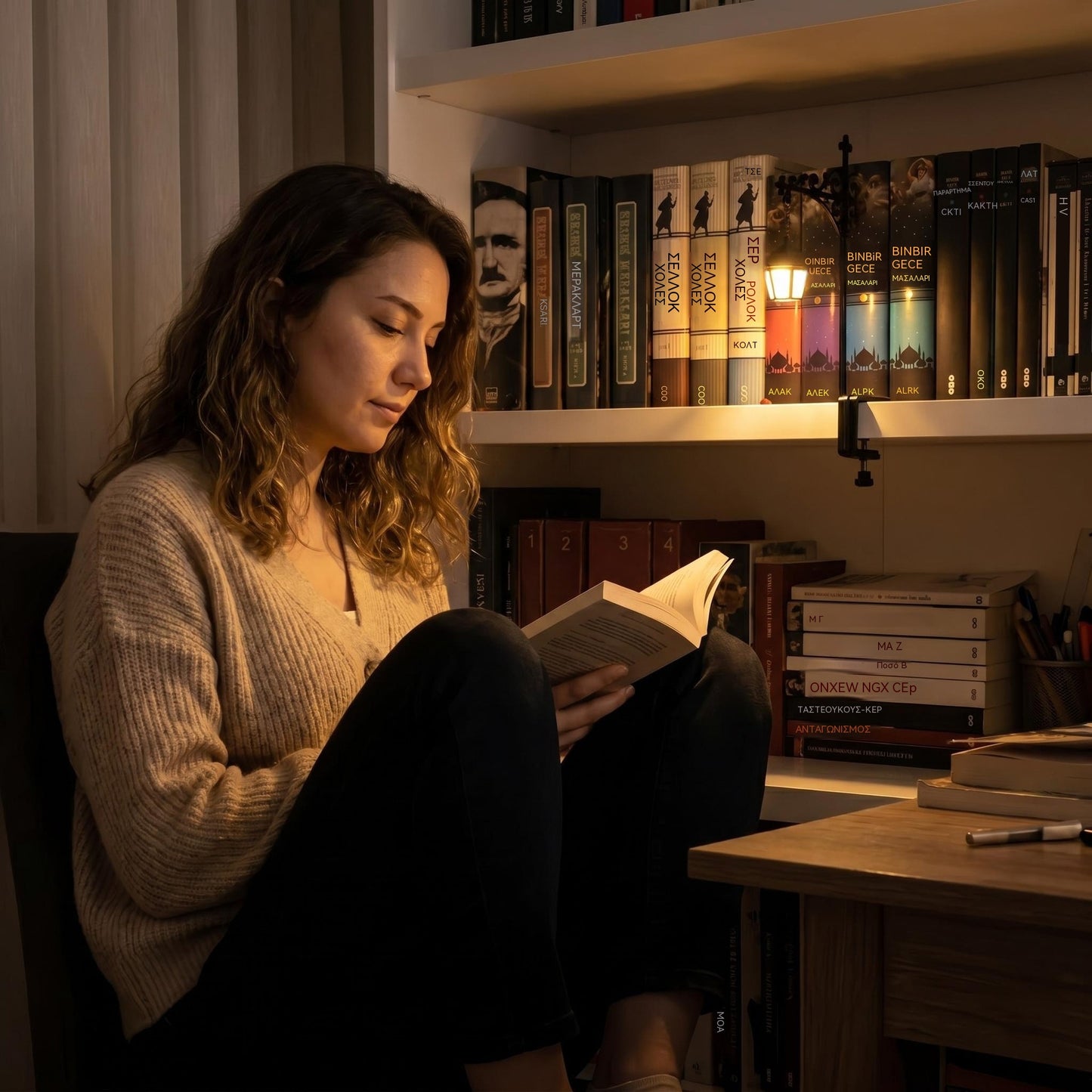 📚Φανάρι Βιβλιοθήκης - Διακοσμητικός Φωτισμός Ραφιού