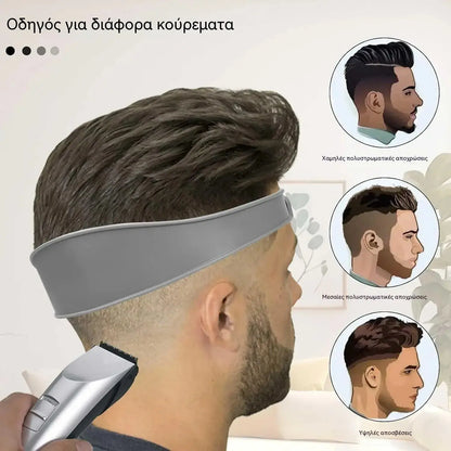 【Σετ 3 τεμαχίων】24 ευρώ🧔Σετ περιποίησης και καθορισμού γραμμής μαλλιών για άνδρες, με καμπυλωτά άκρα κοπής για κούρεμα στο σπίτι.