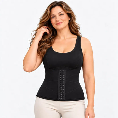 【XL-5XL / 4 χρώματα】 Γερμανικής κατασκευής ζεστό γιλέκο από φλις, σχεδιασμένο για να διαμορφώνει τη μέση και την περιοχή της κοιλιάς
