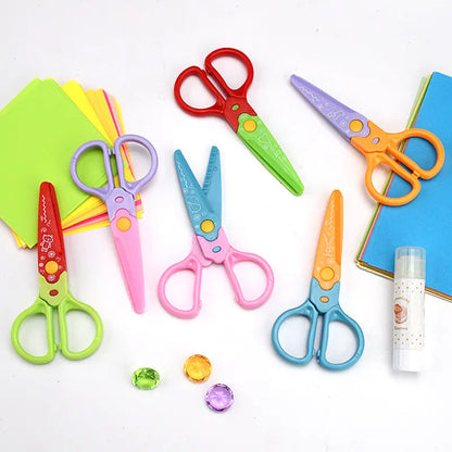 🥰【6 komada - 6 različitih oblika】Samo 22 eura✂️🌈Sigurnosne škare za djecu (za DIY konstrukcije)
