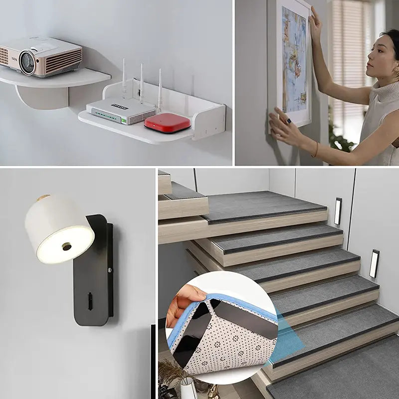 20 kusov za 21 eur 🏠Obojstranné pásy so suchým zipsom