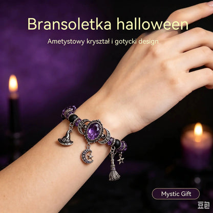 🔥 Ostatni dzień 49% zniżki – 🔮 Bransoletka zdrowotna z wisiorkiem Crystal Moon