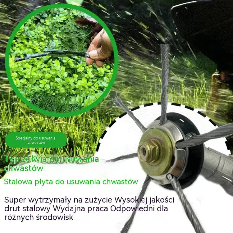 1 sztuka 99zł  🔥【50% taniej】🔥 6-calowa tarcza tnąca z drutu stalowego do podkaszarki