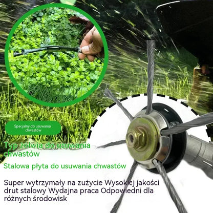 1 sztuka 99zł  🔥【50% taniej】🔥 6-calowa tarcza tnąca z drutu stalowego do podkaszarki
