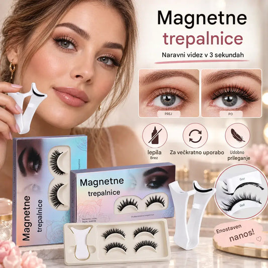 1 škatlica za 20 € 🥳 Velika uspešnica! 🥳 💞👁️ Magnetne samolepilne umetne trepalnice – brez lepila, potreben je le nežen pritisk. Naravno privihane, primerne za večkratno uporabo in enostavne za odstranjevanje. 💕🌸