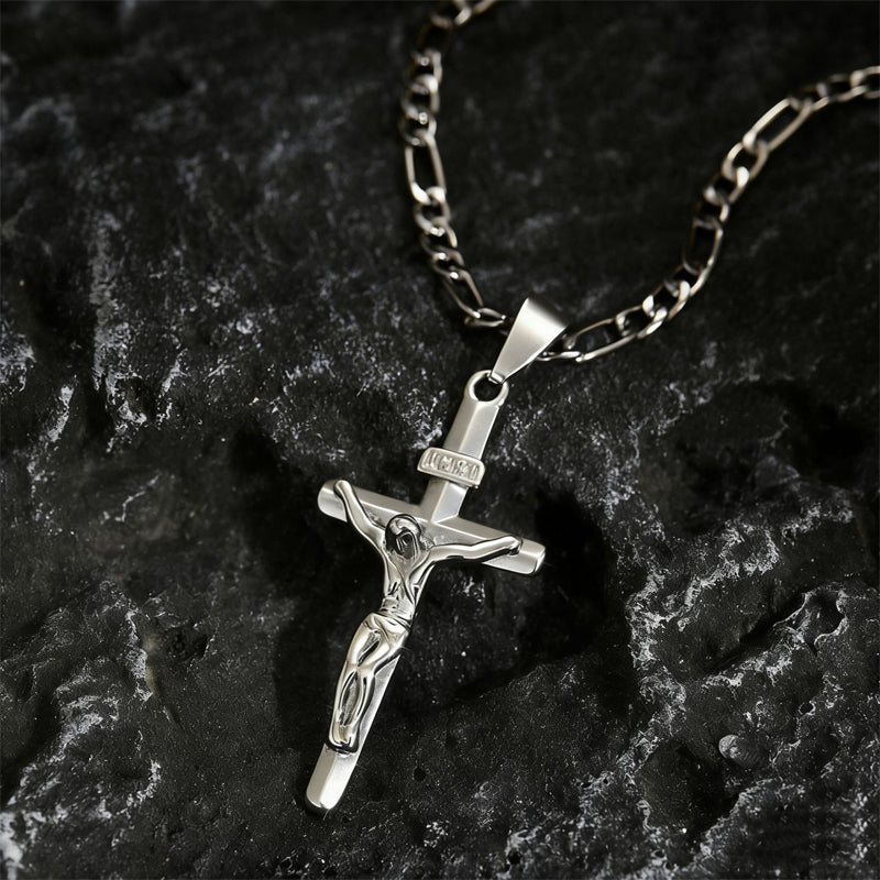 🎁✝️Κολιέ με σταυρό για αξεσουάρ