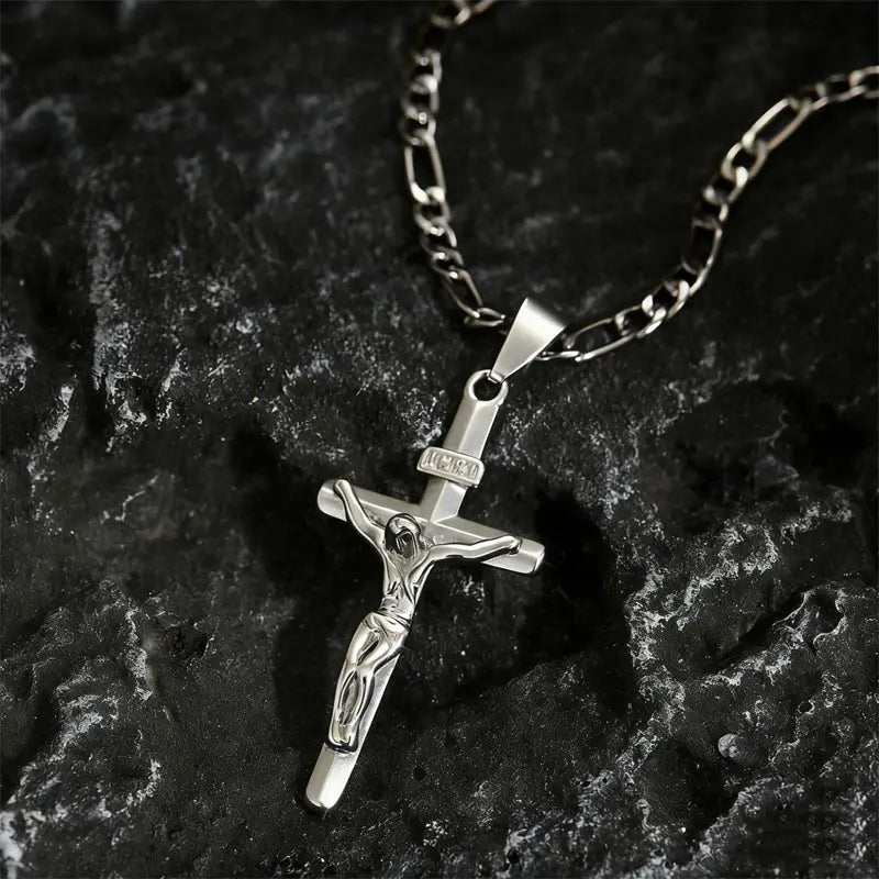 🎁✝️Κολιέ με σταυρό για αξεσουάρ