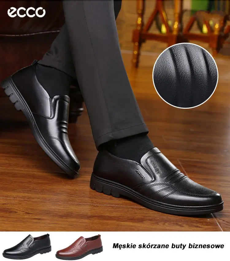 【30% OFF】🔥【39-44】--1 para 119  zł.，Meskie skorzane buty biznesowe