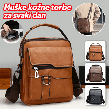 👜 Modna ležerna torba od kravlje kože za muškarce