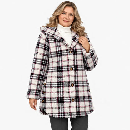 ✨【S-5XL】Damski ciepły kardigan z kapturem i długim rękawem w stylu casual (dwustronny polar)