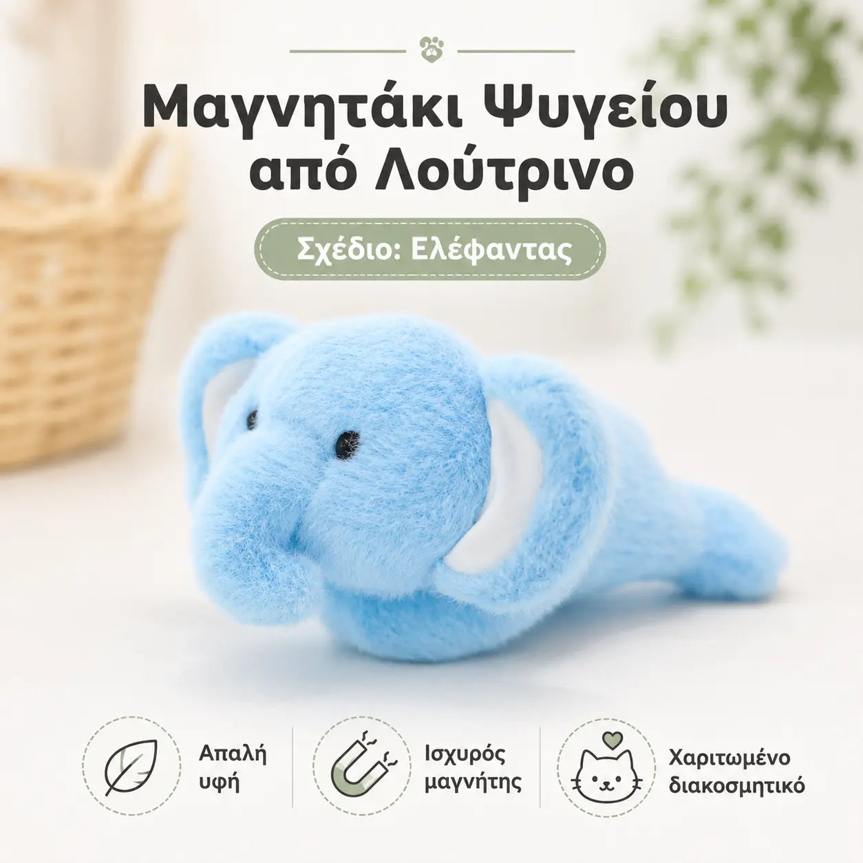 2 τεμάχιο 30ευρώ🧸Αξιολάτρευτα μαγνητικά λούτρινα παιχνίδια: ιδανικά για να στερεώνονται σε αυτοκίνητα ή ψυγεία, με χαριτωμένο και απαλό σχέδιο.