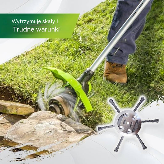 🔥✨【Kup 1, a drugi dostaniesz gratis: 2 sztuki】🔥 Wymienna głowica tnąca do kosiarki/podkaszarki - stalowa głowica tnąca do koszenia trawy 🌿✂️⚙️