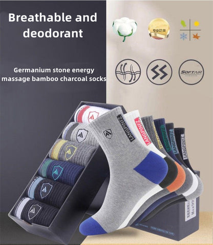 🧦【10 pari】Nove muške pamučne dezodorans čarape koje upijaju znoj