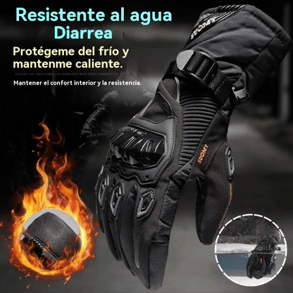 ¡50% de descuento! 🔥🧤🧤 Ajuste cálido | Guantes de moto de alta calidad, resistentes al viento y cálidos