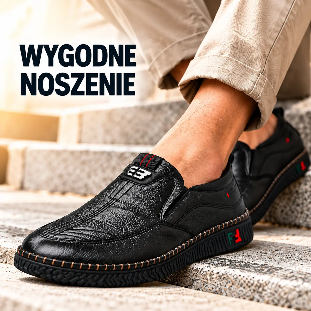 [38-44] 👞 Nowe męskie buty skórzane – biznesowe, casualowe, ze skóry
