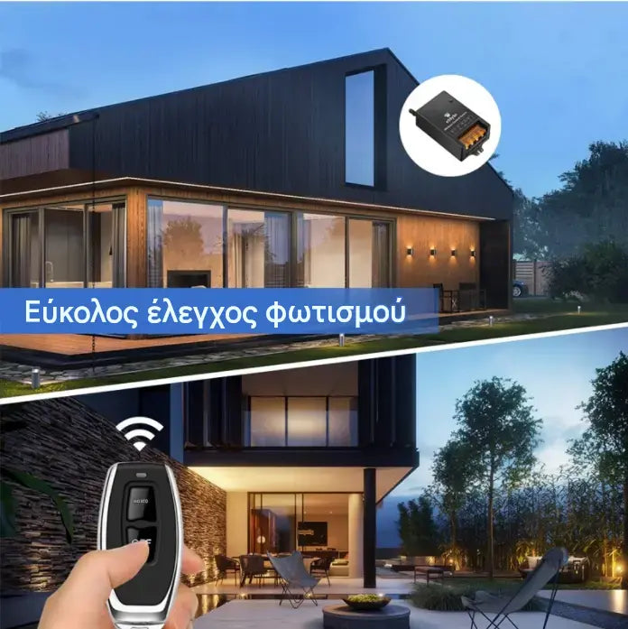 1 τεμάχιο 28 ευρώ 【Οικιακά είδη】【ΖΕΣΤΕΣ ΠΡΟΣΦΟΡΕΣ】Διακόπτης ασύρματου τηλεχειριστηρίου 30A Ρελέ υψηλής ισχύος