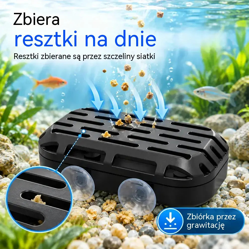 1 sztuka 89zł  🐢 Zbiornik na odchody żółwi do akwarium · Zbieranie grawitacyjne · Dwie przyssawki · Łatwe czyszczenie!