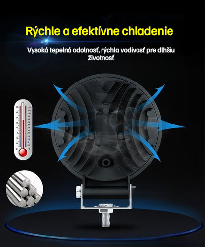 🚨💡【Kúpte 1 a získajte 1 zadarmo】99W okrúhle LED svetlomety pre upravené vozidlá, pomocné svetlomety pre terénne vozidlá