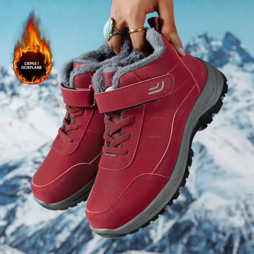 ✨【36-44】Zimowe śniegowce w dużych rozmiarach / ocieplane polarem, pogrubione buty typu Martens