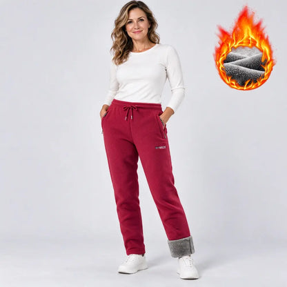 【XS-3XL】Wygodne spodnie sportowe w stylu casual na sezon jesień/zima 2026 – z ociepleniem i podszewką z polaru
