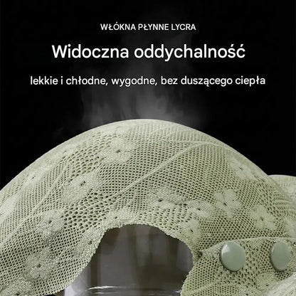 1 zestaw 109 zł😍【3-częściowy zestaw】Biustonosz damski bez fiszbin z guzikami z przodu ❤️【40-100 kg】