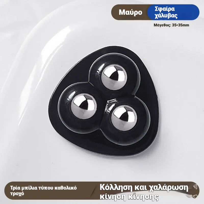 🔥【μεγάλο】【1 σετ 10 τεμαχίων】——29 ευρώ🔥🌟Περιστρεφόμενη τροχαλία 360° με χωρητικότητα φορτίου, τροχαλία γενικής χρήσης για οικιακή χρήση✅