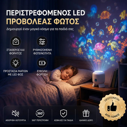 💖🌙2026 Δυναμικά περιστρεφόμενος λαμπτήρας προβολέα LED! ☁️🔥✨