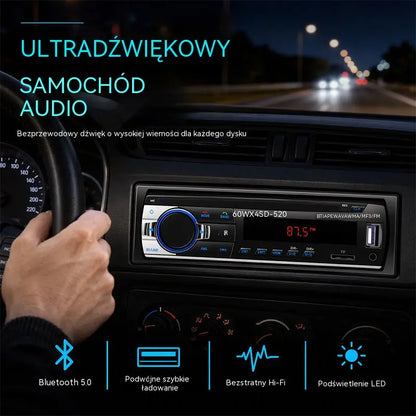 🎵Radio samochodowe Bluetooth, system audio Supersonic - ciesz się bezprzewodowym dźwiękiem wysokiej jakości podczas każdej jazdy.