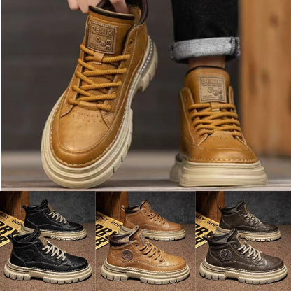 【39-44】💪 Jesenske in zimske retro visoke moške čevlje, retro britanski slog