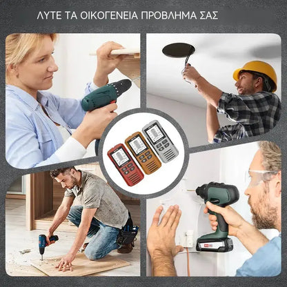 🔍Πολυλειτουργικός ανιχνευτής μετάλλου, ξύλου και καλωδίων· εντοπίζει με ασφάλεια και ακρίβεια κρυμμένους σωλήνες και καλώδια.