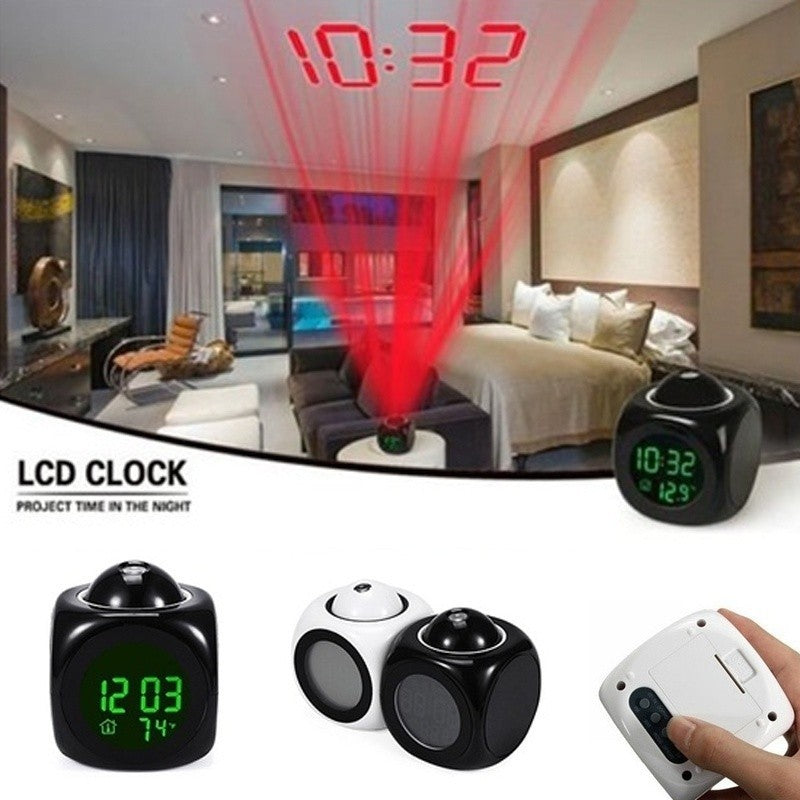 💥【Kupi 1 i dobiješ 1 gratis】⏰ Multifunkcijski projekcijski sat — vrijeme, alarm, temperatura i vrijeme na vašem zidu ili stropu