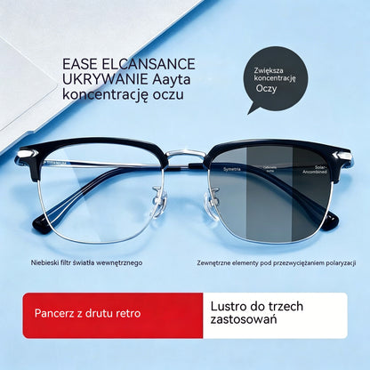 【Kup 1, otrzymaj 1 gratis】Inteligentne okulary z automatycznym zoomem chroniącym przed niebieskim światłem