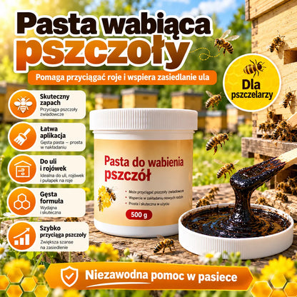 1 sztuka 89 zł🐝 Maść wabiąca pszczoły: naturalna formuła, szybko działająca! Szybkie rozwiązanie, aby przyciągnąć roje do ula!