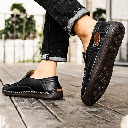 【38-48】Mocasines de cuero hechos a mano de tallas grandes