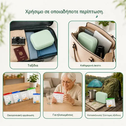 【Αγοράστε 1 και πάρτε 1 δωρεάν】💊 Φορητή θήκη αποθήκευσης και οργάνωσης φαρμάκων——Ταξινόμηση και ασφάλεια για τα χάπια σας, Πάρτε τη θεραπεία σας μαζί σας οπουδήποτε!