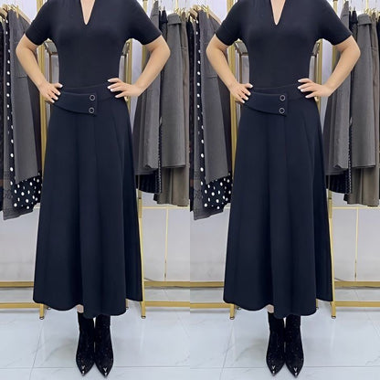 👗🎀【S-4XL】Vlněná sukně na podzim a zimu