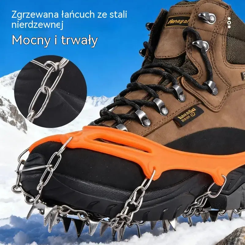 📢📢 1 ζευγάρι με 99 zł ⏰ Αντιολισθητικά καρφιά (crampons) για μπότες και παπούτσια πεζοπορίας