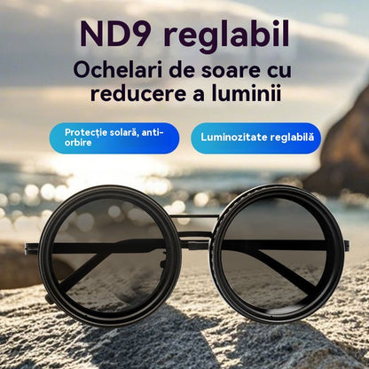 【🔥Compre 1 y obtenga 1 gratis】Gafas de sol ajustables de 9 niveles, ideales para actividades al aire libre, pesca, conducción y protección UV