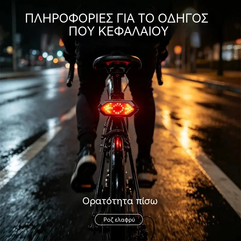 【ένα για 29 ευρώ】🚴 Φως ποδηλάτου LED υψηλής φωτεινότητας | Κιτ επαναφορτιζόμενης σύνδεσης USB εμπρός + πίσω