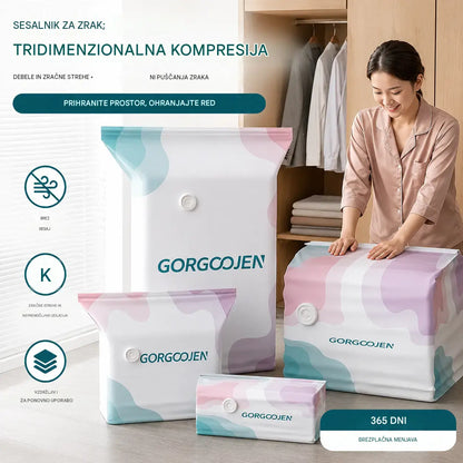 🧳 5 artículos por 23 euros 💨 Bolsa de almacenamiento al vacío grande y compresible: no requiere bomba, es a prueba de fugas e ideal para ahorrar espacio en maletas y en casa ✈️